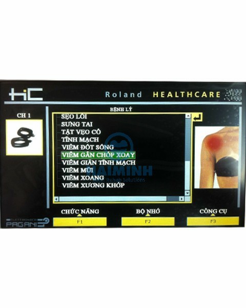 Máy từ trường điều trị có phần mềm Tiếng Việt 0